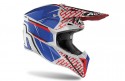 Casca Airoh Wraap Idol Red Blue Gloss