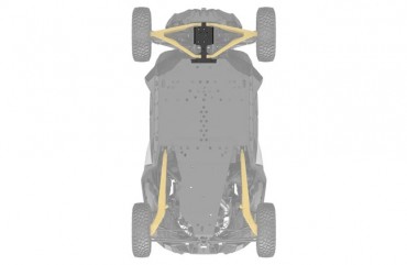 Scut protectie HMWPE grup fata SSV Can-Am Maverick R 