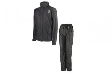Costum moto ploaie SYSTEM JET BLACK