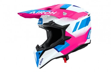Casca Airoh Wraaap Vision Pink