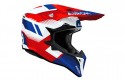 Casca Airoh Wraaap Vision Red/Blue
