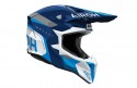 Casca Airoh Wraaap Conquer Blue Gloss