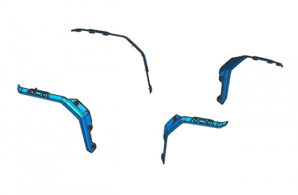 Set Overfendere ATV GOES 1000