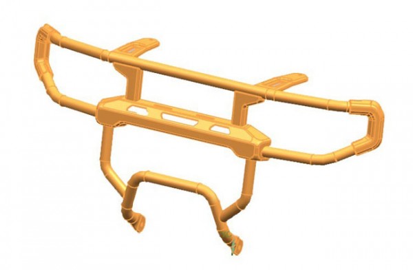 Bullbar fata ATV GOES Terrox 550 orange