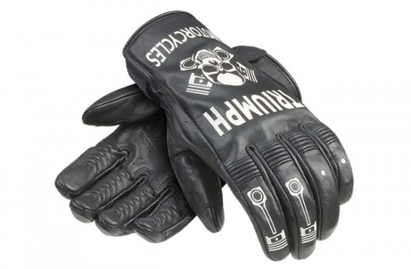 Manusi Moto Triumph Piston Jack Black/Bone Manusi Moto Triumph Piston Jack Black/Bone