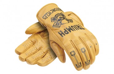 Manusi Moto Triumph Piston Jack Gold/Black