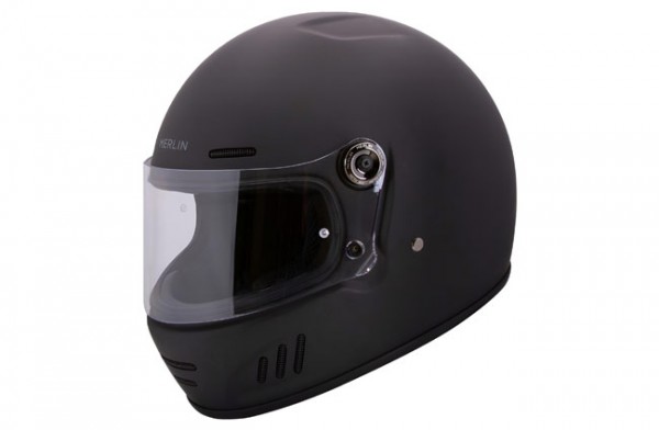 Casca moto Merlin Revival Matt Black
