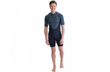 Costum Neopren Perth Shorty Chestzip 3/2mm, Barbati