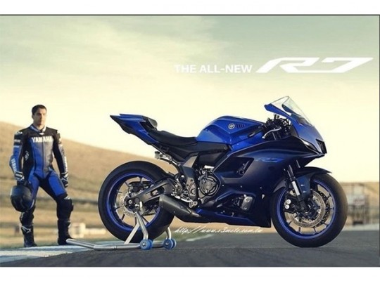 Yamaha R7 2022 - primele imagini s-au scurs pe internet