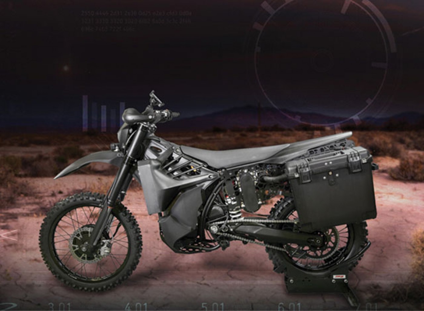 SilentHawk – motocicleta hibridă folosită de forțele speciale