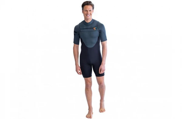 Costum Neopren Perth Shorty Chestzip 3/2mm, Barbati