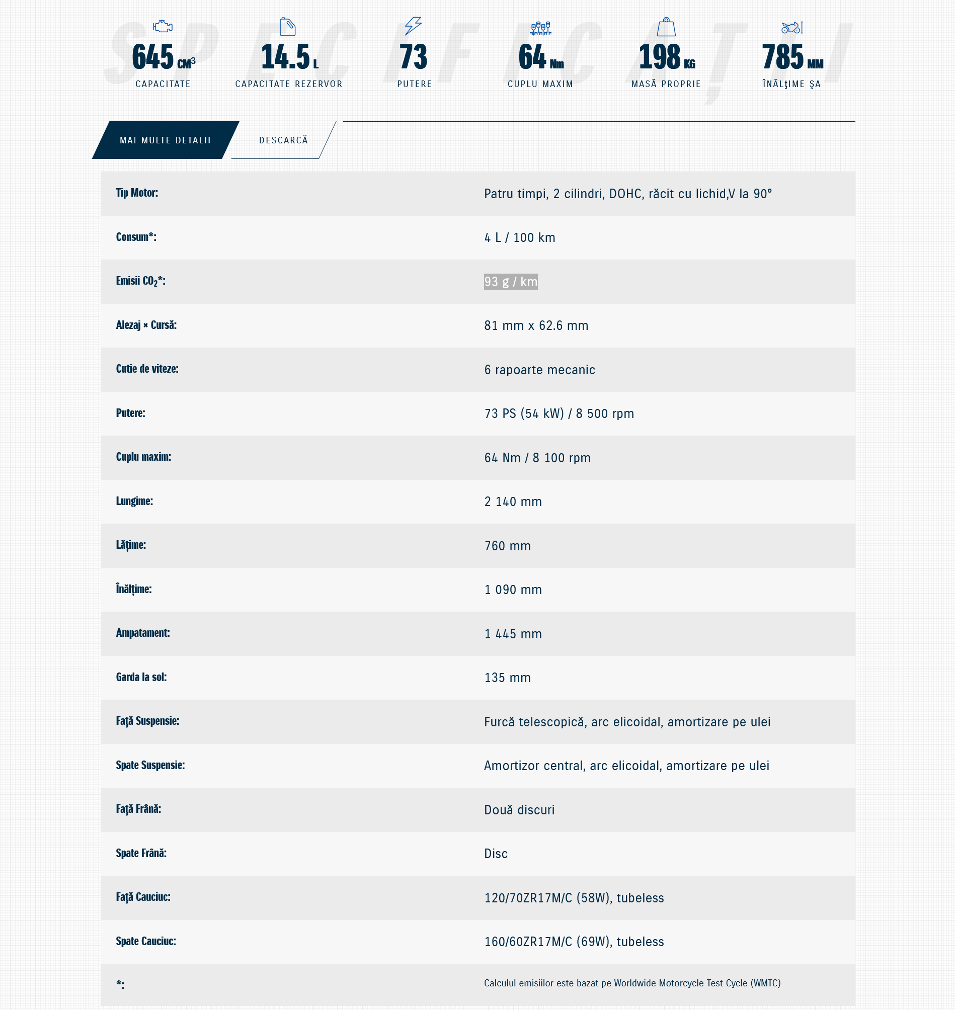 Motocicleta Suzuki Sv650 Abs M2 Motoboom Ro