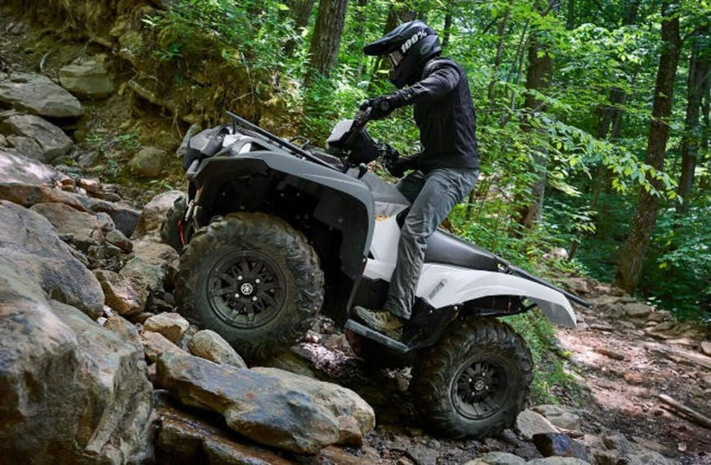 Yamaha Grizzly 700 pe teren