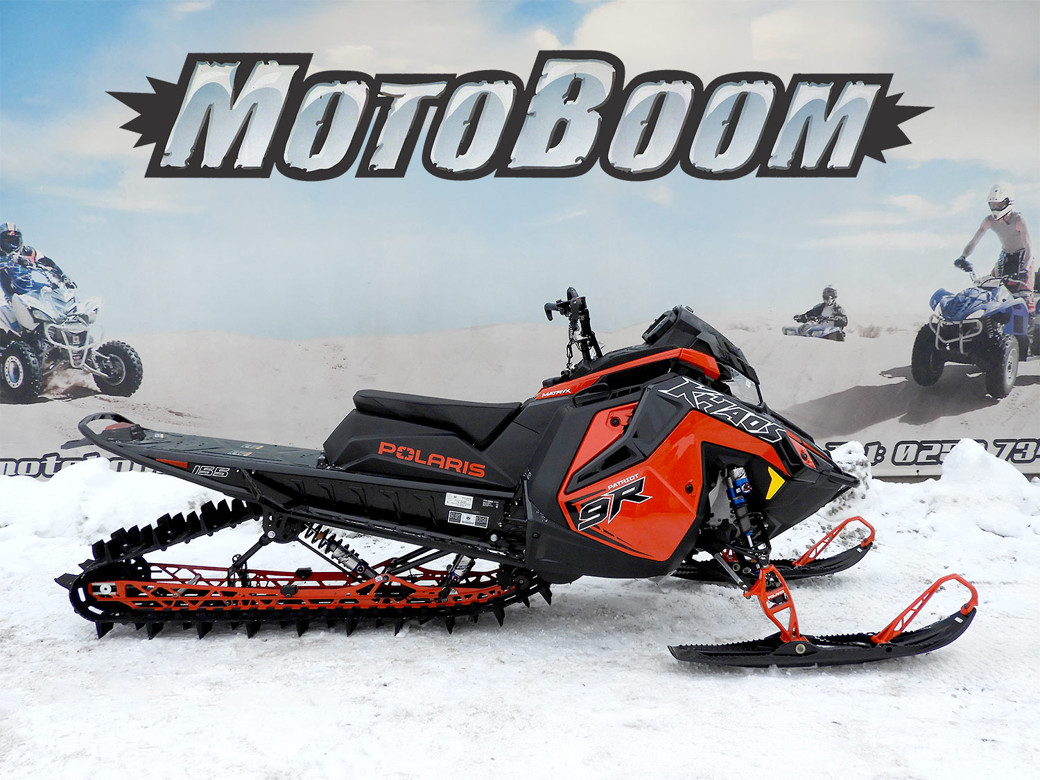Snowmobil Polaris Patriot 9R RMK KHAOS 155 2026 Second
